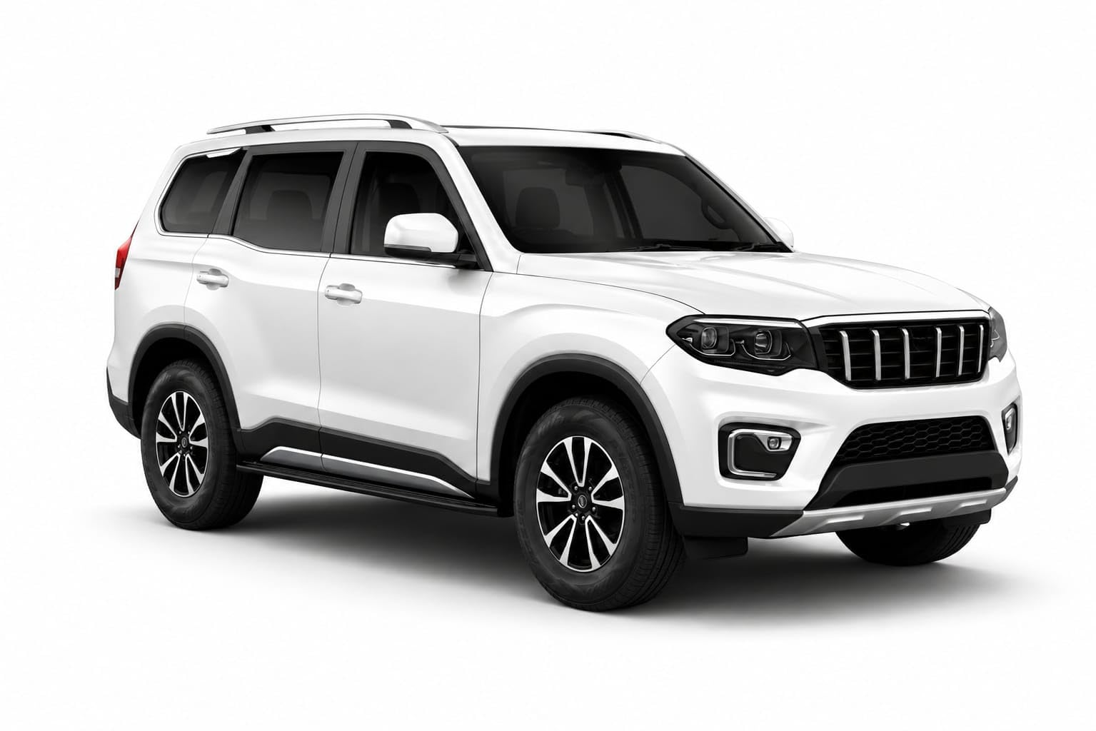 LT/ 1:32 Scale Scorpio Die-Cast Pull Back Car Sturdy Metal Miniature Model Toy Vehicle for Kids Realistic Design with Smooth Action Premium Collectible Scorpio-n Toy Car (White)-image-20
