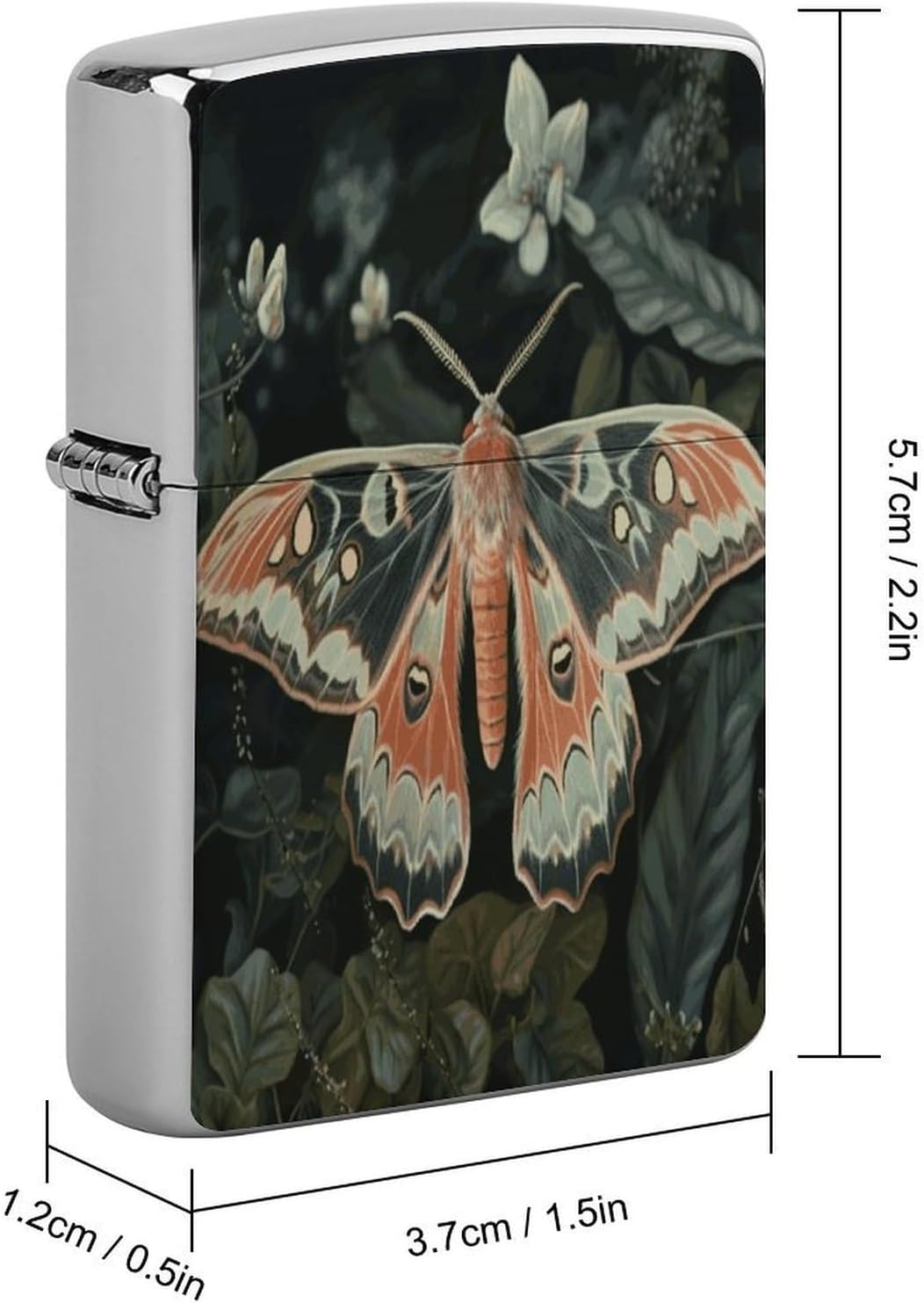 Beautiful Moth Lighter Case Cover Lighter Shell