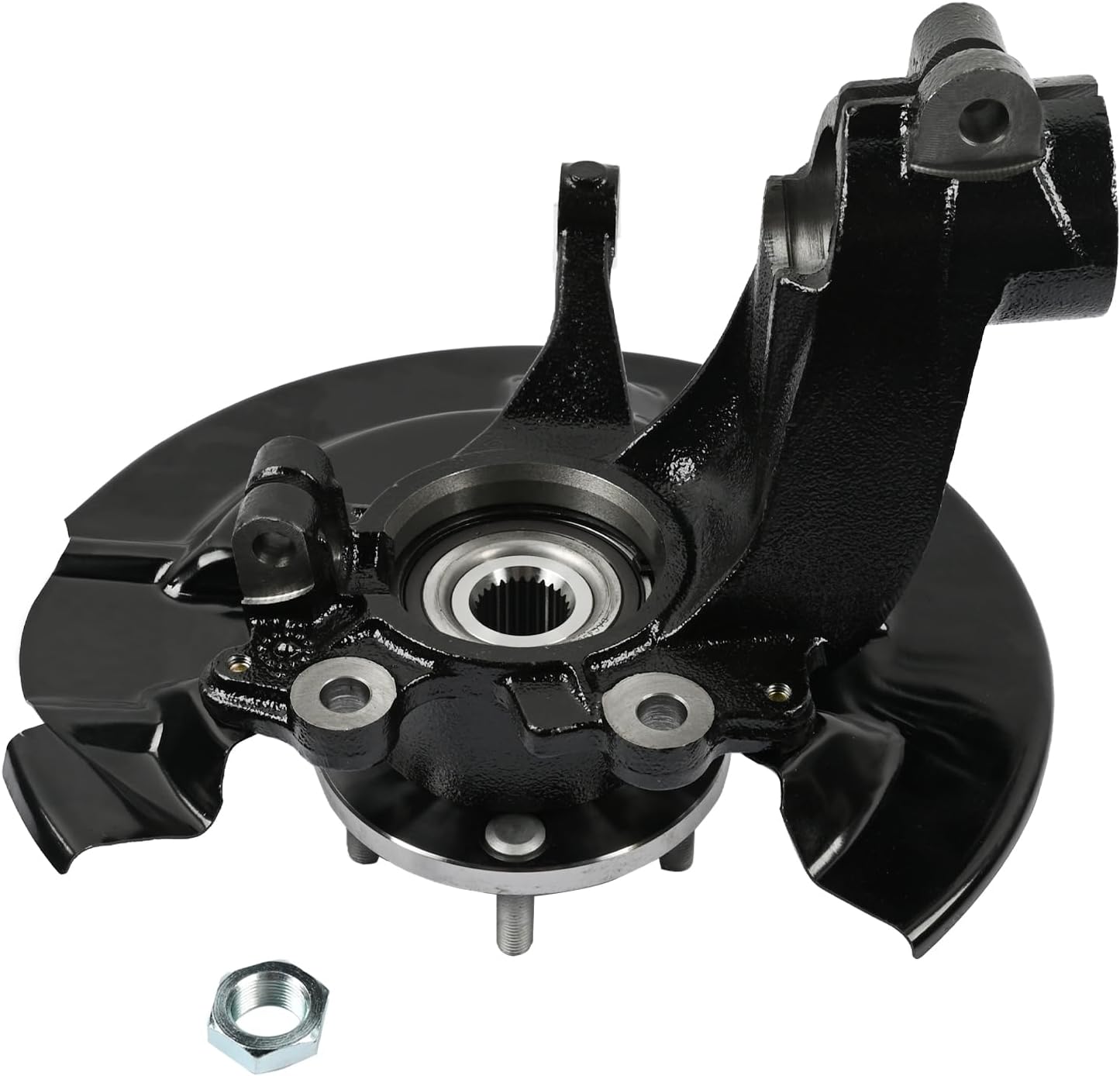 Front Right Passenger Side Steering Knuckle Assembly & Wheel Bearing Hub Fit for Ford Escape 2013 2014 2015 2016 2017 2018 2019 Replaces CV6Z3K185B CV6Z-3K185-B CV6Z2K004C GV6Z1104A
