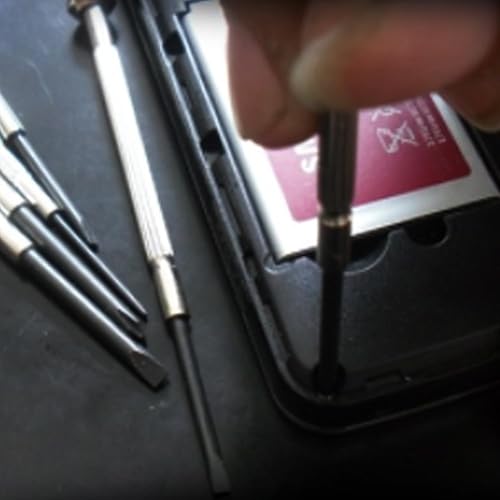 Miniatura 6 de Juego de destornilladores de 16 piezas con estuche, kit de destornilladores de precisión pequeños, cabeza plana Phillips hexagonal, adecuado para