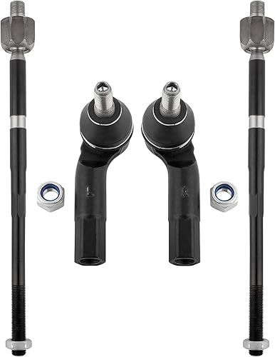 4 barras de acoplamiento interiores exteriores delanteras LH Driver & RH Passenger apto para Volkswagen Beetle 1998-10, Golf 00-06, Golf City 07-10,