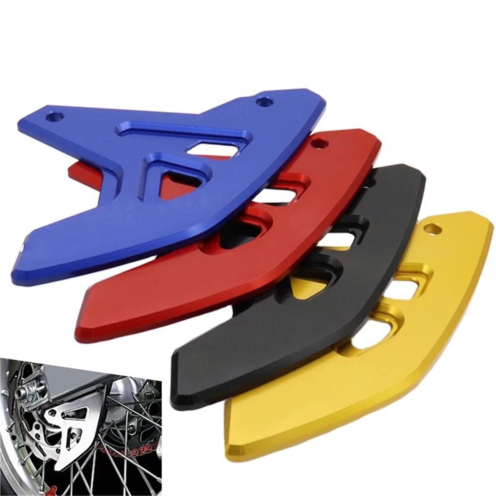 Osłon Zacisku Hamulcowego Pasuje do Suzuki DRZ400 2000-2004 DRZ400E 2000-2007 DRZ400S 2000-2015 DRZ400SM 2005-2021 Osłona tarczy hamulcowej tylnej Dekoracyjna Tarczy(C)