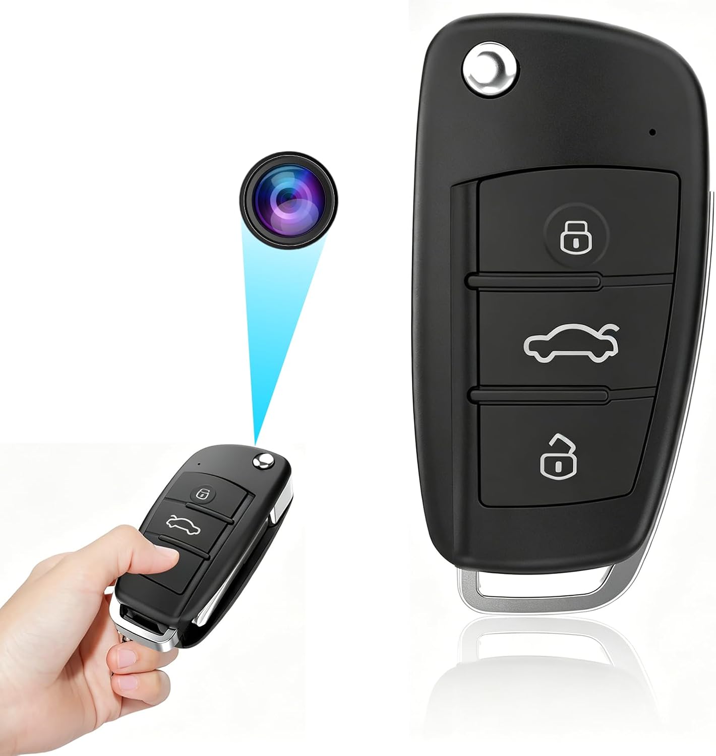 Amazon.com : Hidden Camera Car Key - 1080P HD Spy Cam with Night Vision ...