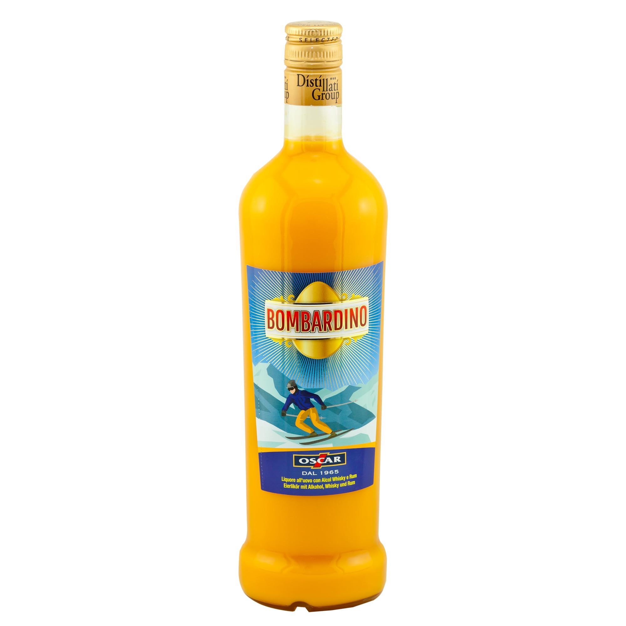 Bombardino 1,0l Likör mit Ei Whisky und Rum