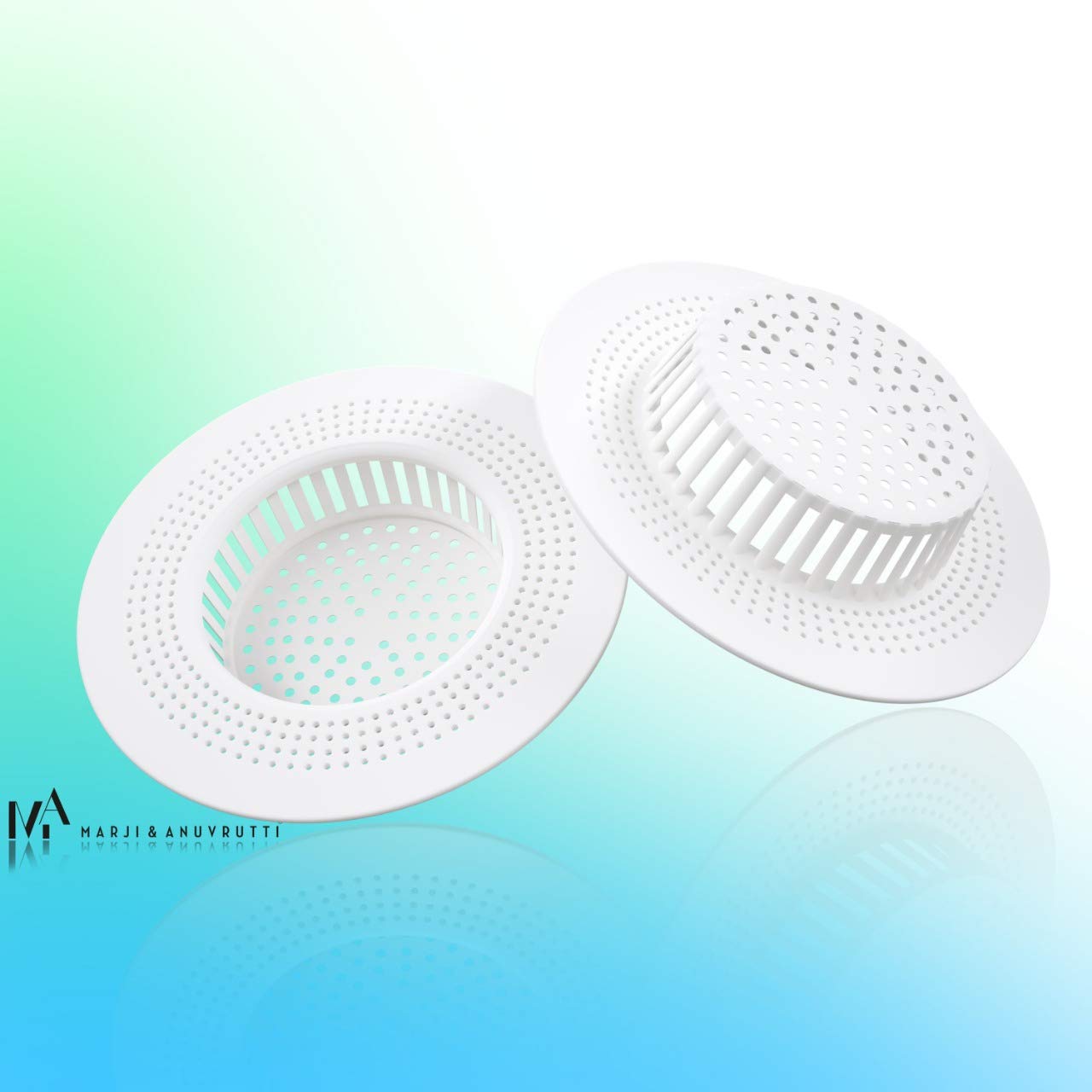 MARJI&ANUVRUTTI Plastic Kitchen Strainer, Sink Jali, Sink Drain Filter Jali, Waste Coup (3), 11 Cm X 11 Cm