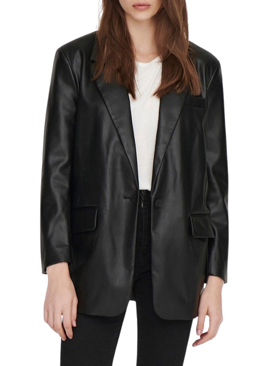 ONLY Female Kunstlederblazer ONLLANA Blazer