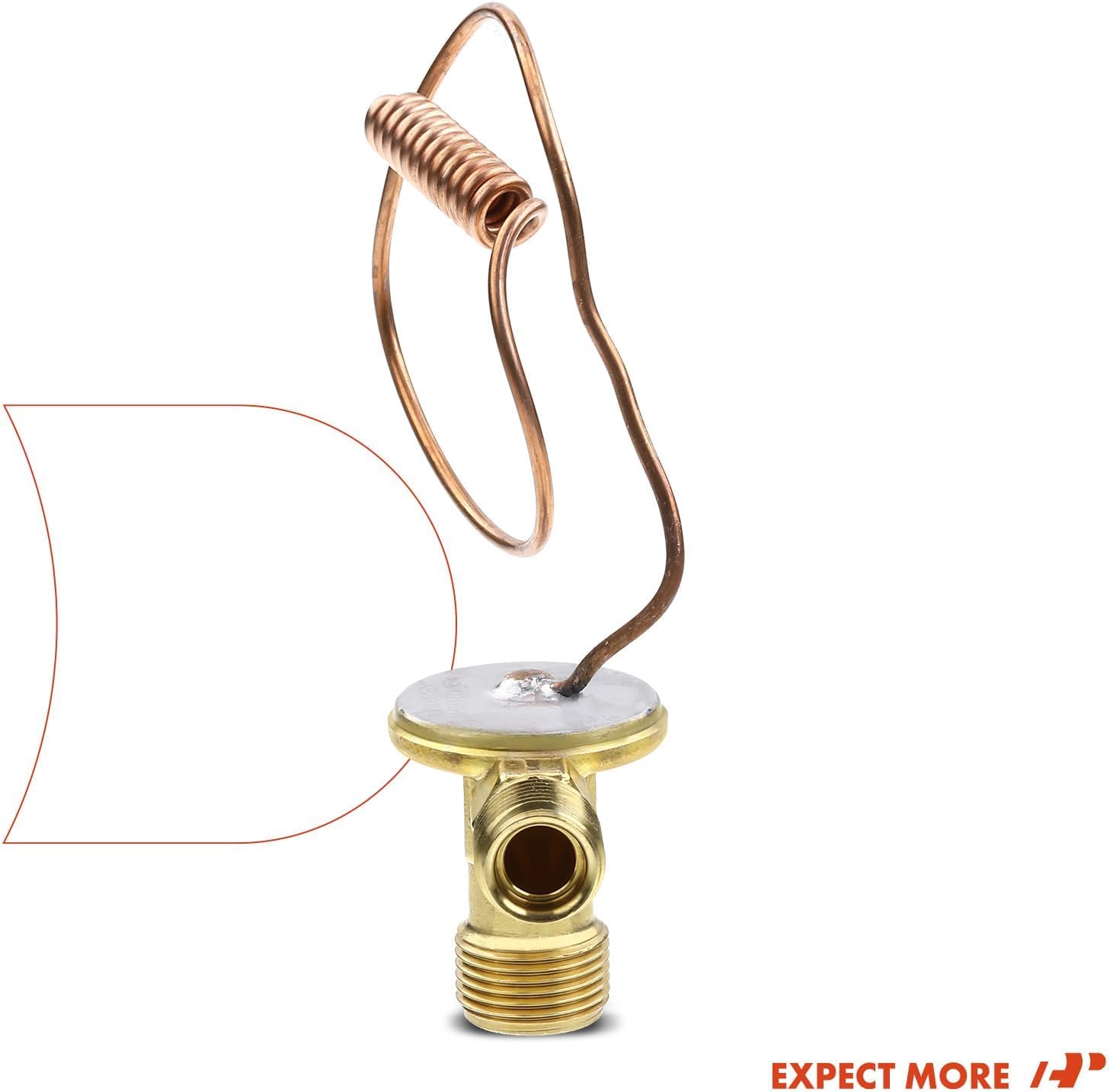 A-Premium A/C Expansion Valve Compatible with Chevrolet Trailblazer/GMC Envoy/Saab 9-7x / Nissan Frontier/Buick Rainier/Isuzu Ascender/Oldsmobile Bravada, Rear Side