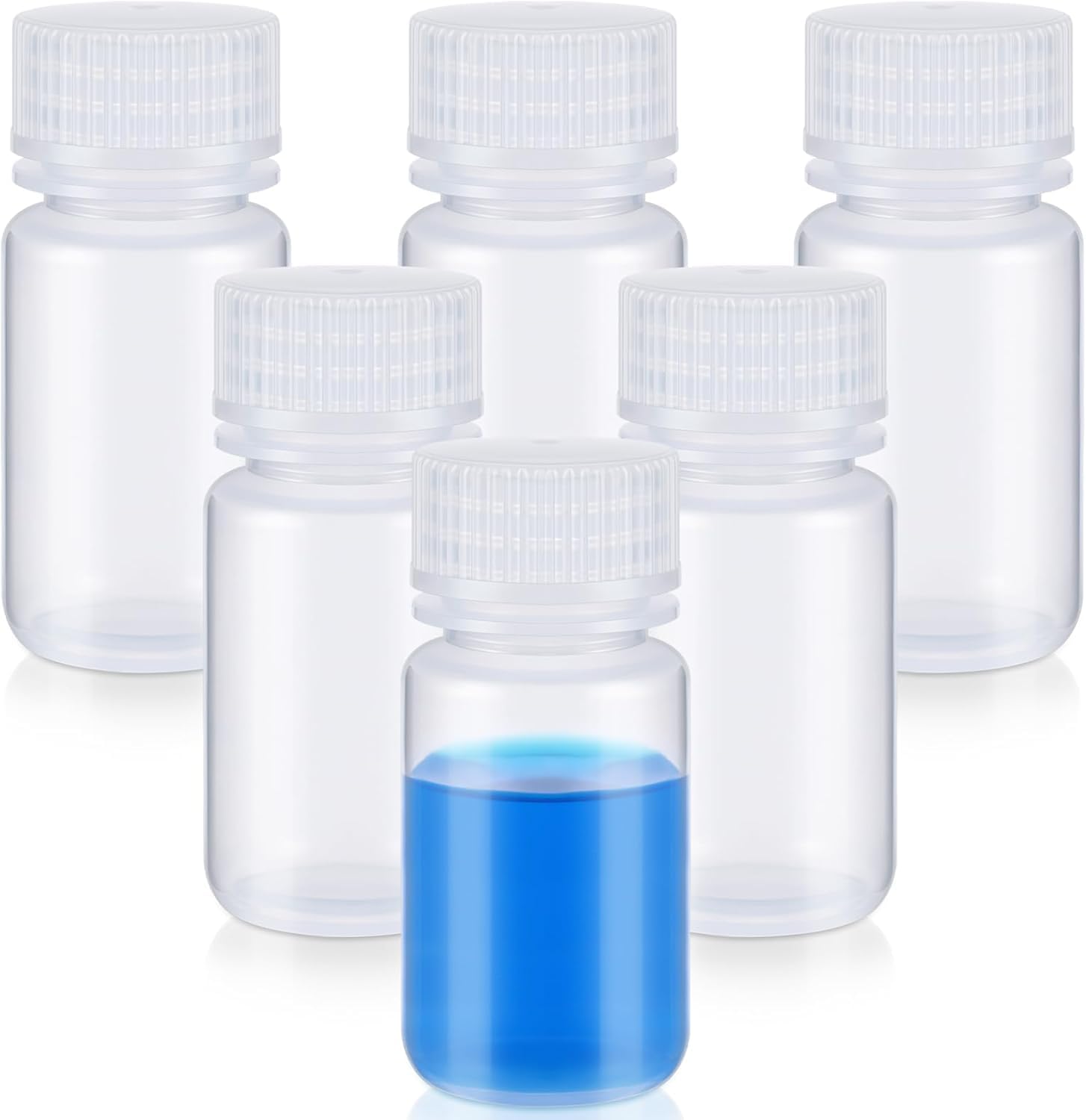 A.D Polypropylene Wide Mouth Reagent Bottles 60ml (Pack of 6) | Leak-Proof & Autoclavable Storage Bottles | Food Grade Plastic Containers for Laboratory, Classroom, Home & Sample Storage-image-8
