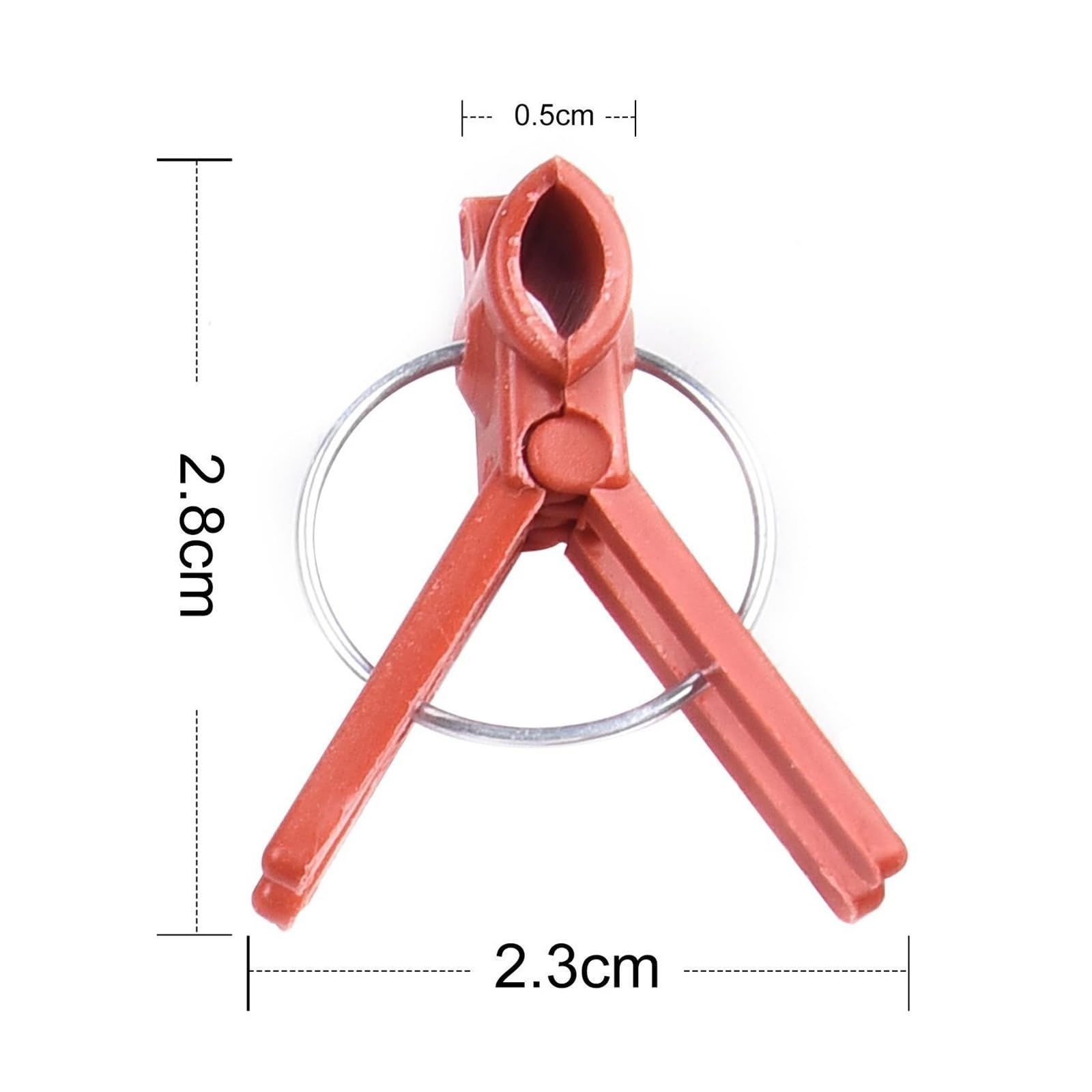 Clip de greffage plantes en plastique, 50 pièces, pince , outil jardinage | Round mouth