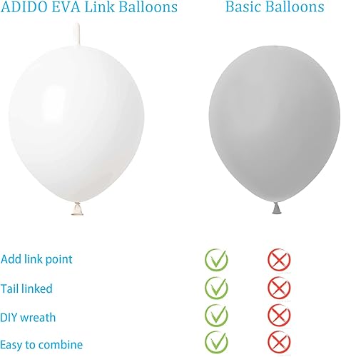 Miniatura 4 de Globos de látex blanco de 10 pulgadas, 80 unidades, para cumpleaños, Halloween, Navidad, fiestas y festivales