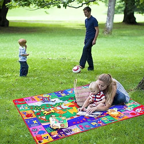 Teytoy Baby Cotton Play Mat, Playmat Baby Crawling Mat For Floor Baby Mat Large Super Soft Extra Thick (0.6Cm), Plush Surface Foldable Non-Slip Non-Toxic #TOP5