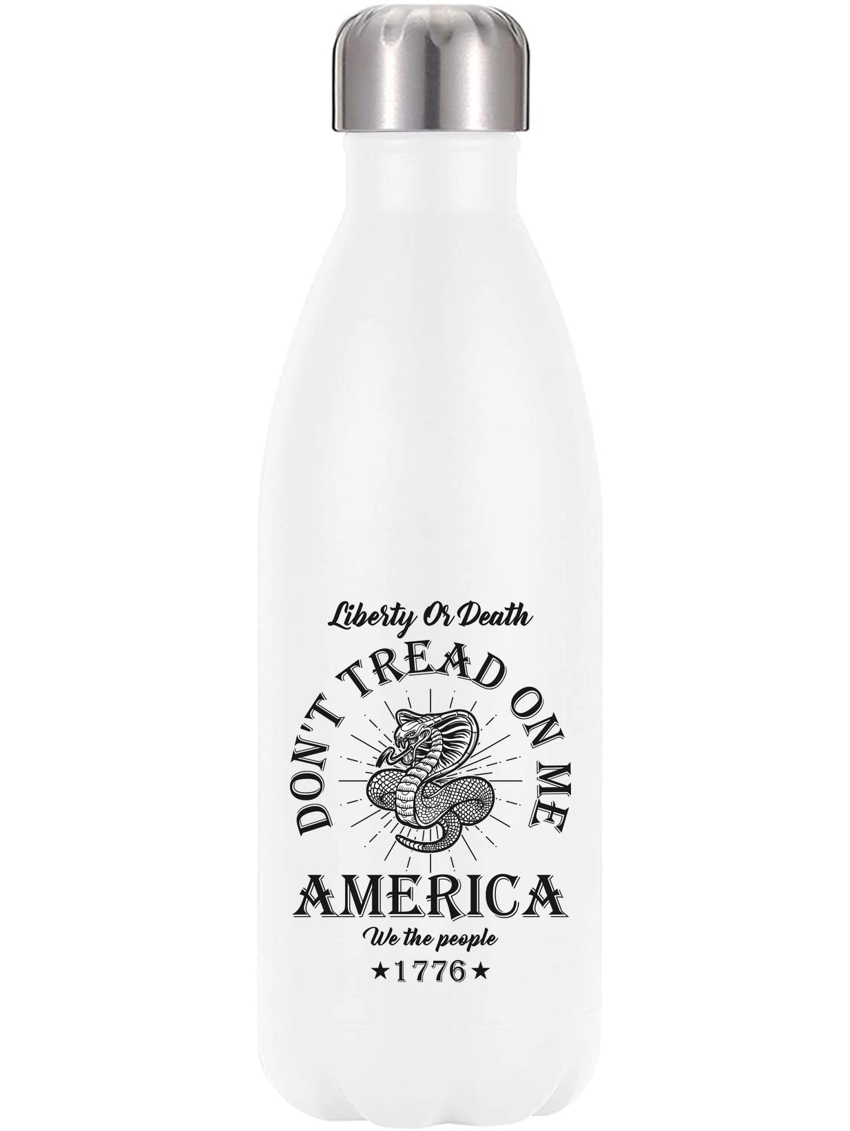 Termo de acero inoxidable America de 350ml para camping y oficina