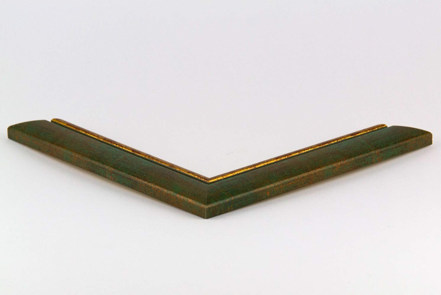 BIRAPA Palermo Bilderrahmen 50x70 cm Grün Gold - Antiker Vintage Rahmen