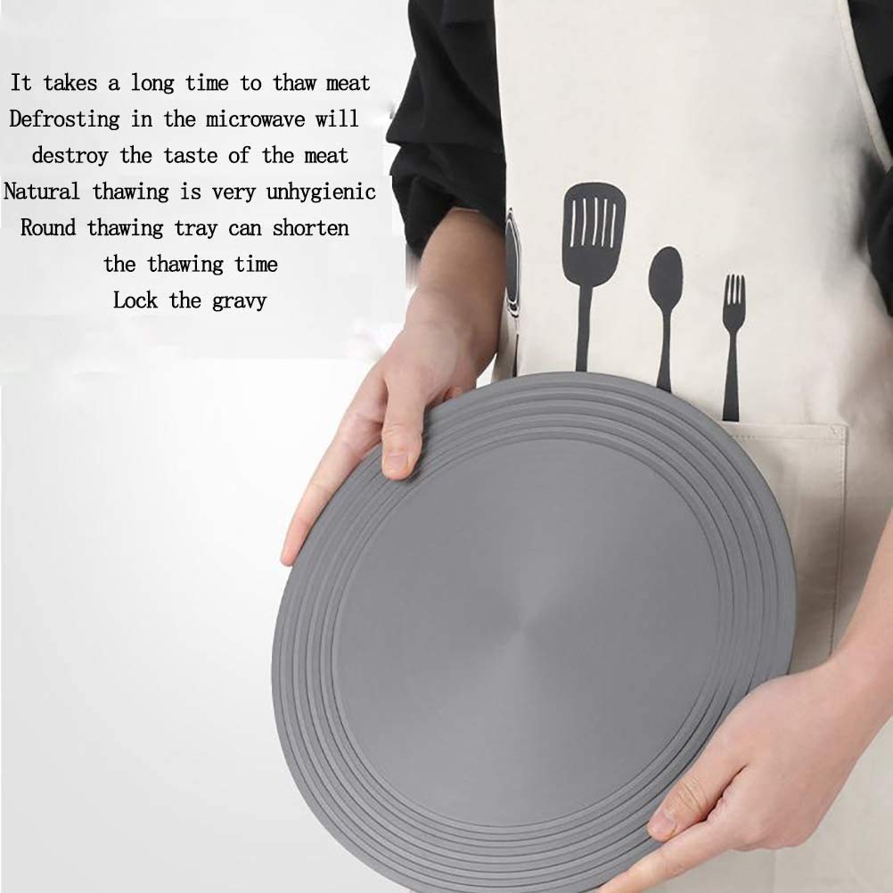 Diffuseur de chaleur pour cuisinière à gaz, plaque de conduction de chaleur de 24 cm, plaque de décongélation à économie d'énergie, diffuseur de plaque de cuisson de cuisine, casserole de