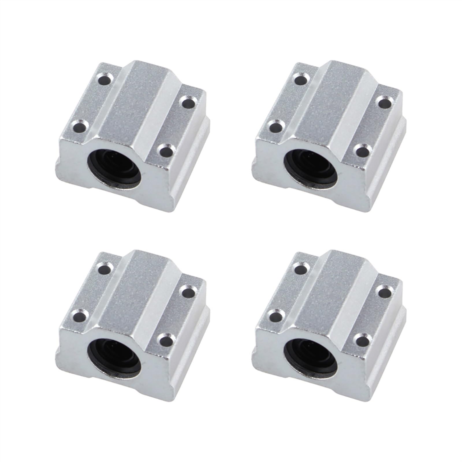 Roulement à Billes à Mouvement linéaire, Bloc Coulissant, Bague SC8UU SCS8UU SC10UU SCS12UU 16UU 20UU 25UU, Arbre linéaire, pièces d'imprimante 3D, 4 pièces(SCS25UU)