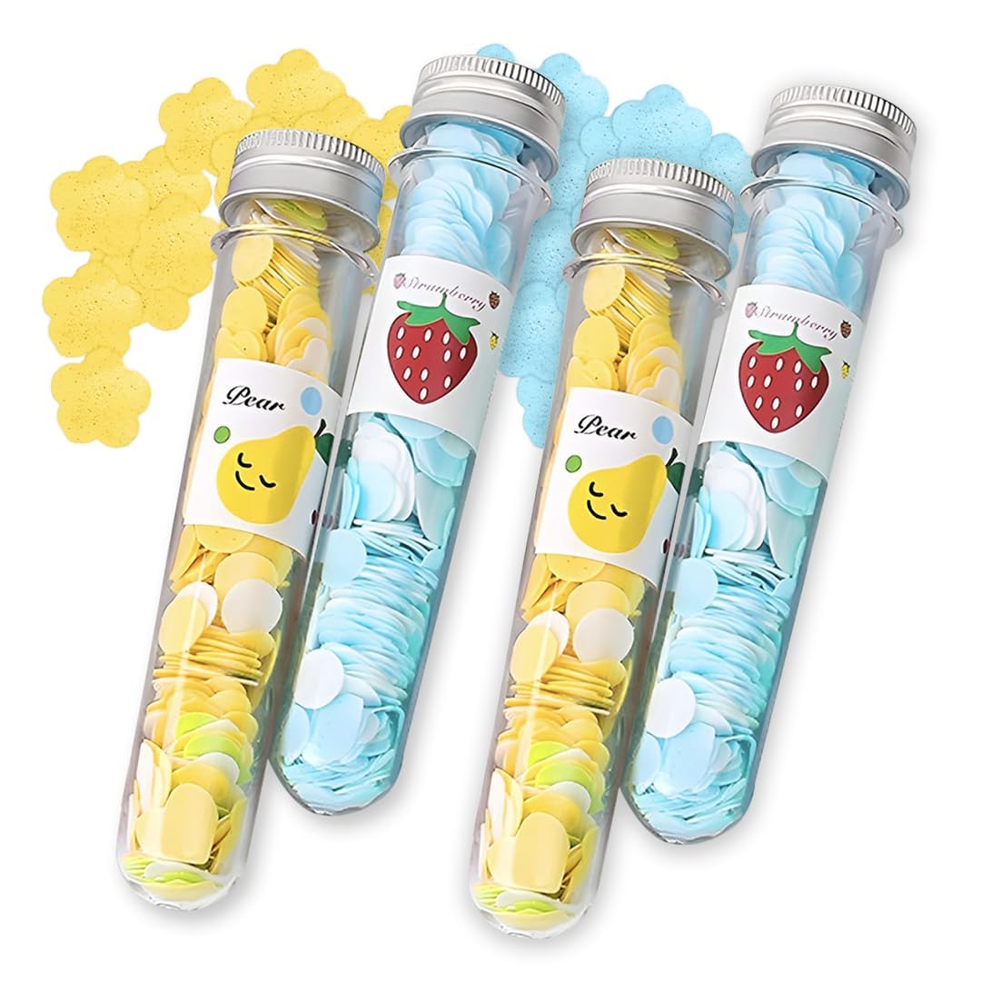 Disposable Paper Soap Sheets in Test Tube, Flower Design, Mixed Fragrance, Travel-Friendly, Pack of 4-picture-20