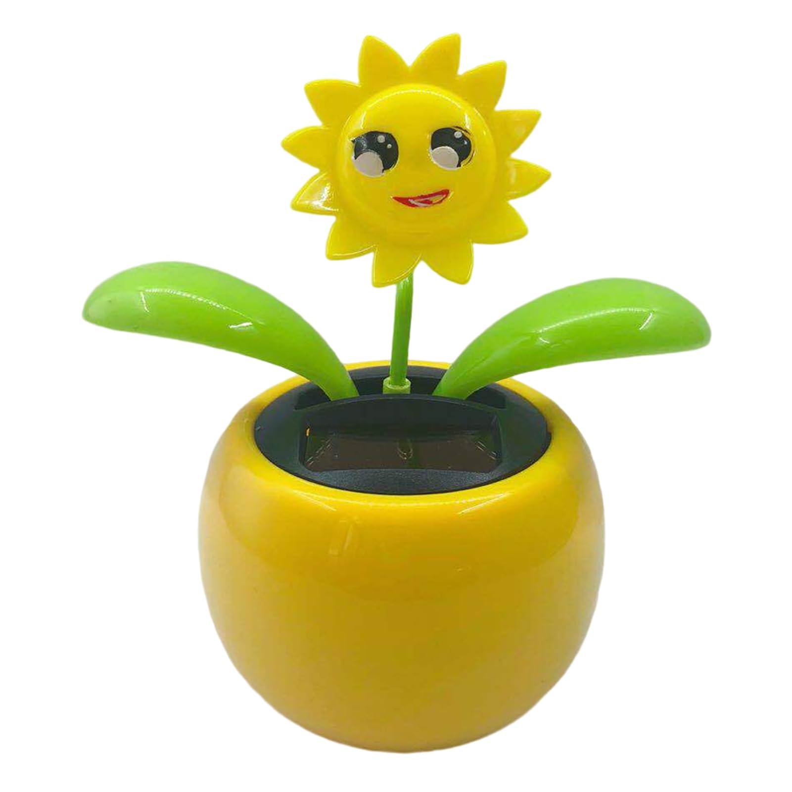 ulafbwur Vehicle Ornament Car Ornament Funny Solar Powered Cartoon Vibrant Ornamental Decoration Gifts Automobile Dashboard Dancing Flower Swinging Toy for Car Dashboard Ornament