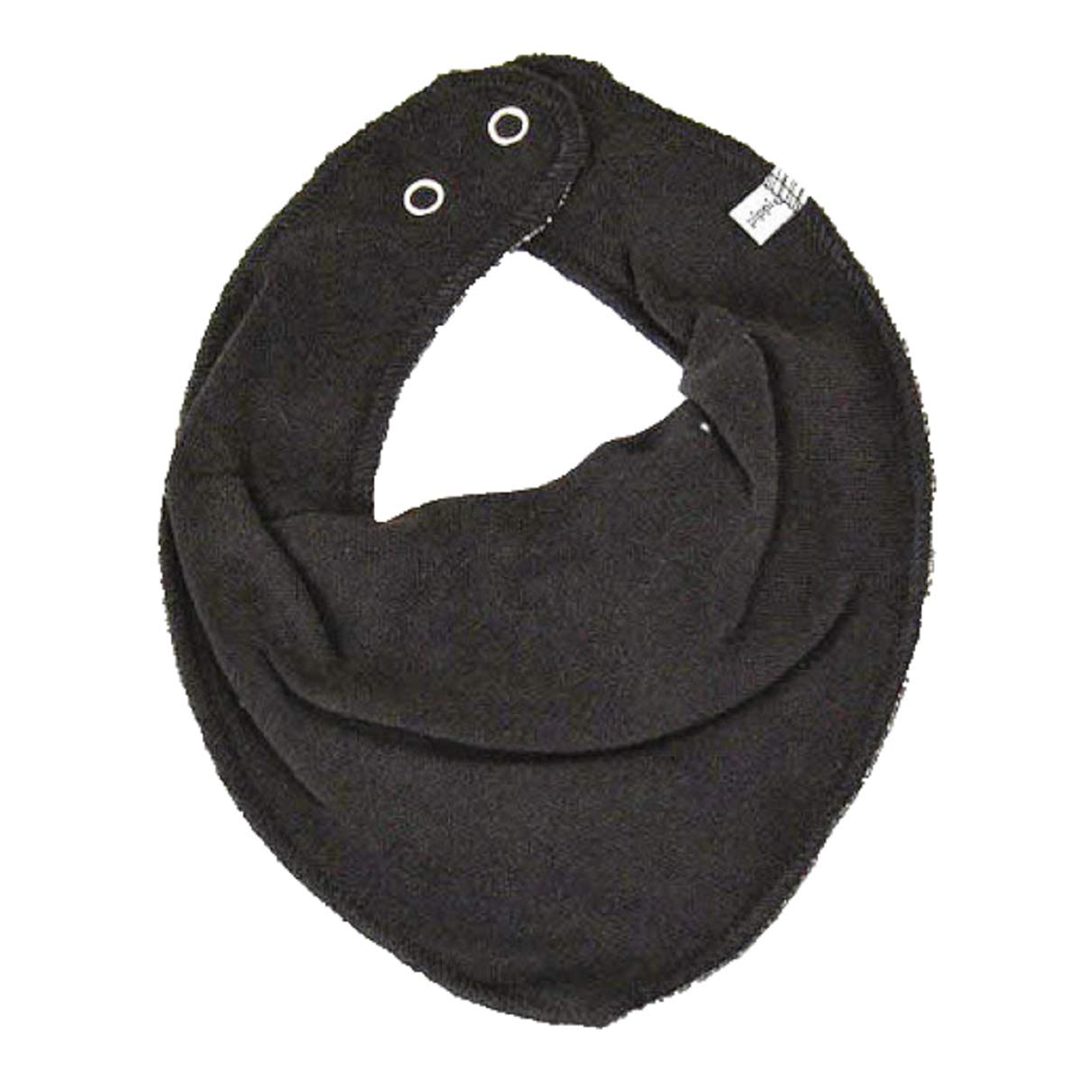 Pippi Baby Halstuch Lätzchen Dreieckstuch Biobaumwolle UNI (Schwarz)