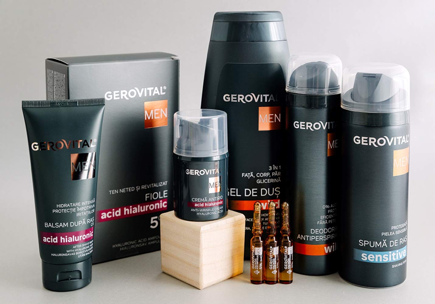 Gerovital MEN - After Shave Balm with Hyaluronic Acid | Moisturizing and Repairing Effect, 100 mililiters