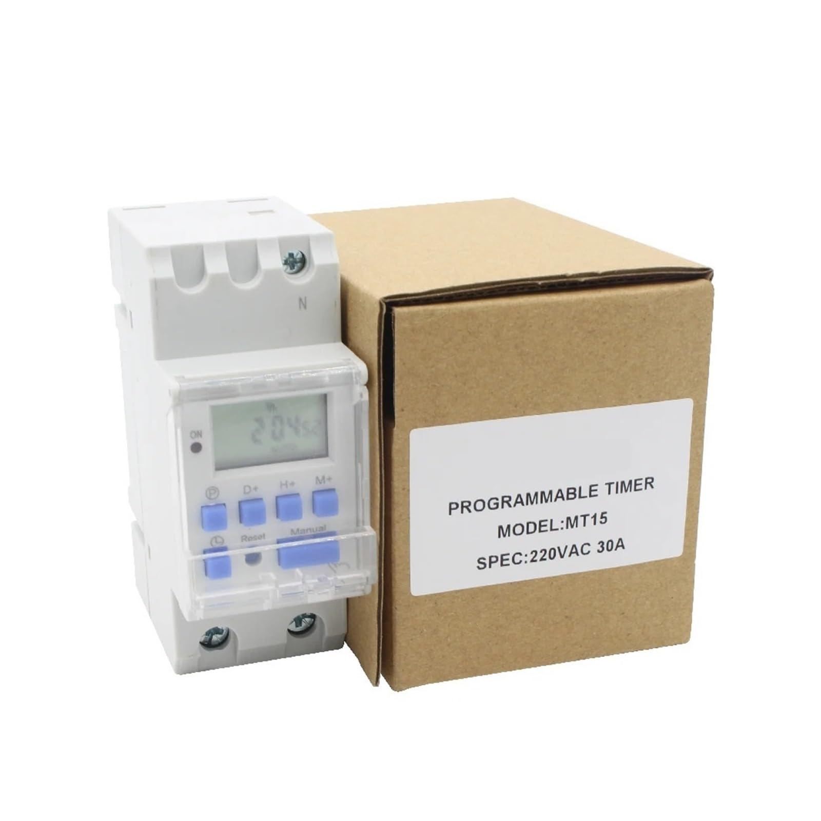 Interruttore temporizzatore Automatico 220VAC 30A, Interruttore temporizzatore relè temporizzatore Digitale