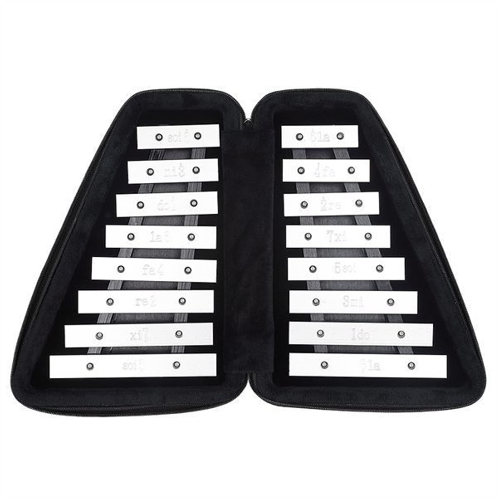 Percussão Musical Piccolo Carillon Piastra In Alluminio Pianoforte Scatola In Pelle Percussioni Pianoforte Musica Illuminazione Sussidi Didattici Bussare Pianoforte Xilofoni