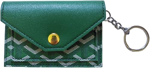 STERCULIA Pastillero para control de natalidad, cartera de piel sintética, soporte para medicamentos, estampado de flecha (verde)