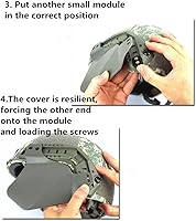 Vista 6 de LEJUNJIE Tactica Paintball Airsoft Up-Armor Cubierta lateral Protección de oídos para casco de acción rápido/IBH