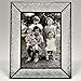 Clear Glass Picture Frame 5x7 Vertical Photo Display Desk or Tabletop Vintage Home Décor Family Wedding Anniversary Engagement Graduation Baby Gift J Devlin Pic 126 Series