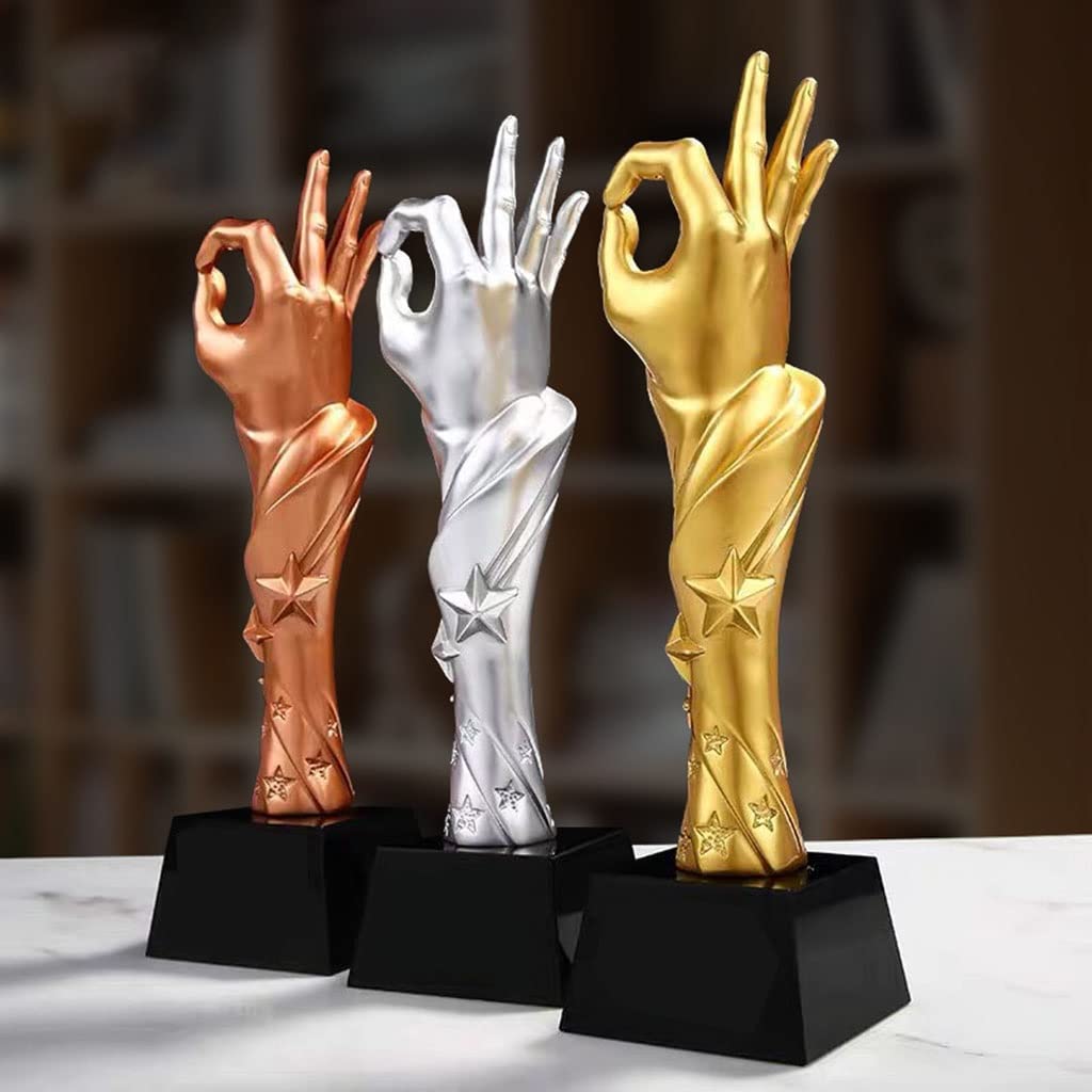 Trofeos, medallas y premios Trofeo De Resina De Oro, Plata Y Cobre Reconocimiento, Estímulo, Recompensa, Premio Y Trofeo. Trofeo Creativo De La Competencia Trofeo De Empleado Destacado De La Empresa (
