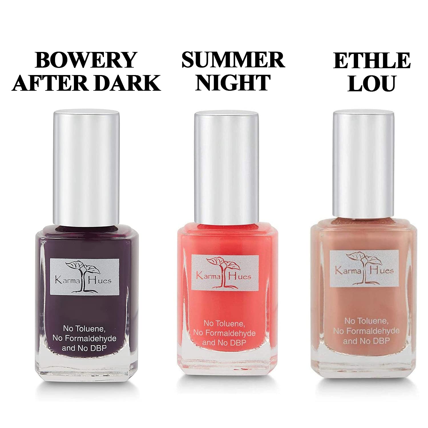 karma organic Beautiful Color | Combination Natural Nail Polish | Nontoxic Nail Art Vegan and Cruelty Free Nail Paint