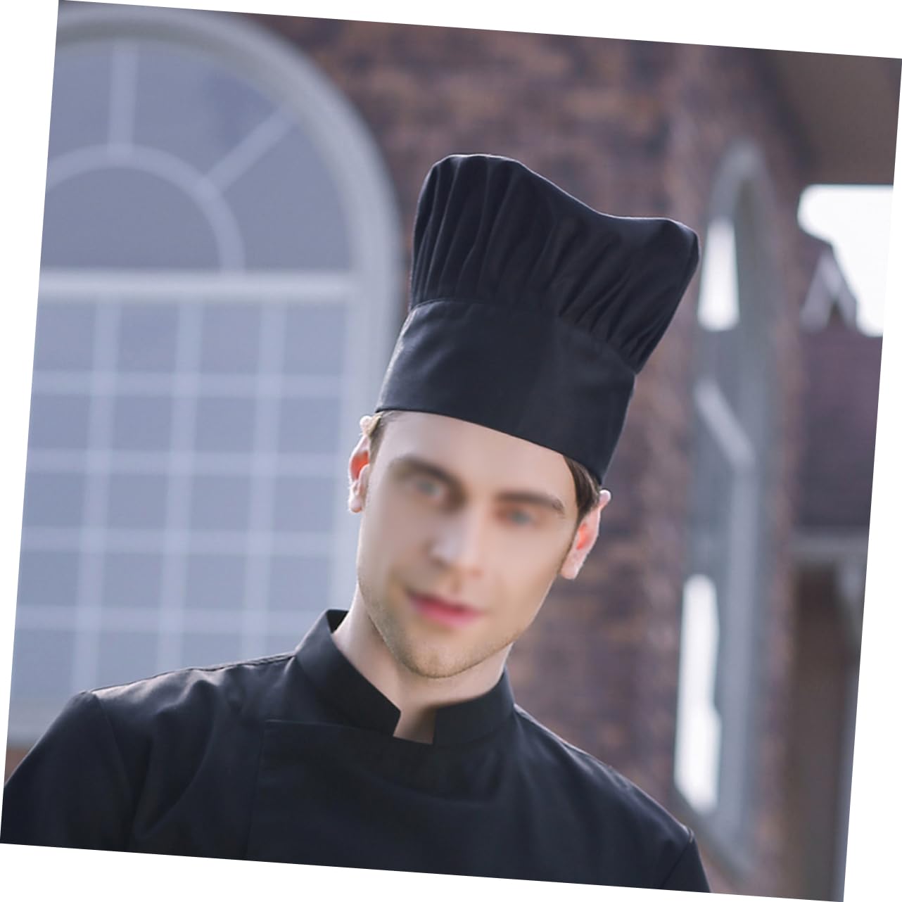 BESPORTBLE Cappello Chef Regolabile Unisex per Ristoranti Commerciale Traspirante e Confortevole Teste Diverse