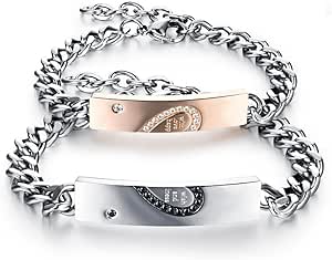 Collana Coppia Puzzle Cuore OIDEA - Regalo Amoroso In Acciaio Inox - Foto 3