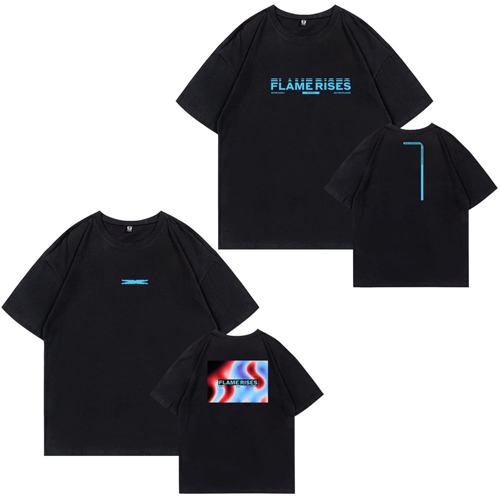 KVINTAGE LE SSERAFIM チェウォン TシャツLサイズ　ブラック KVINTAGE LE SSERAFIM チェウォン TシャツLサイズ ブラック