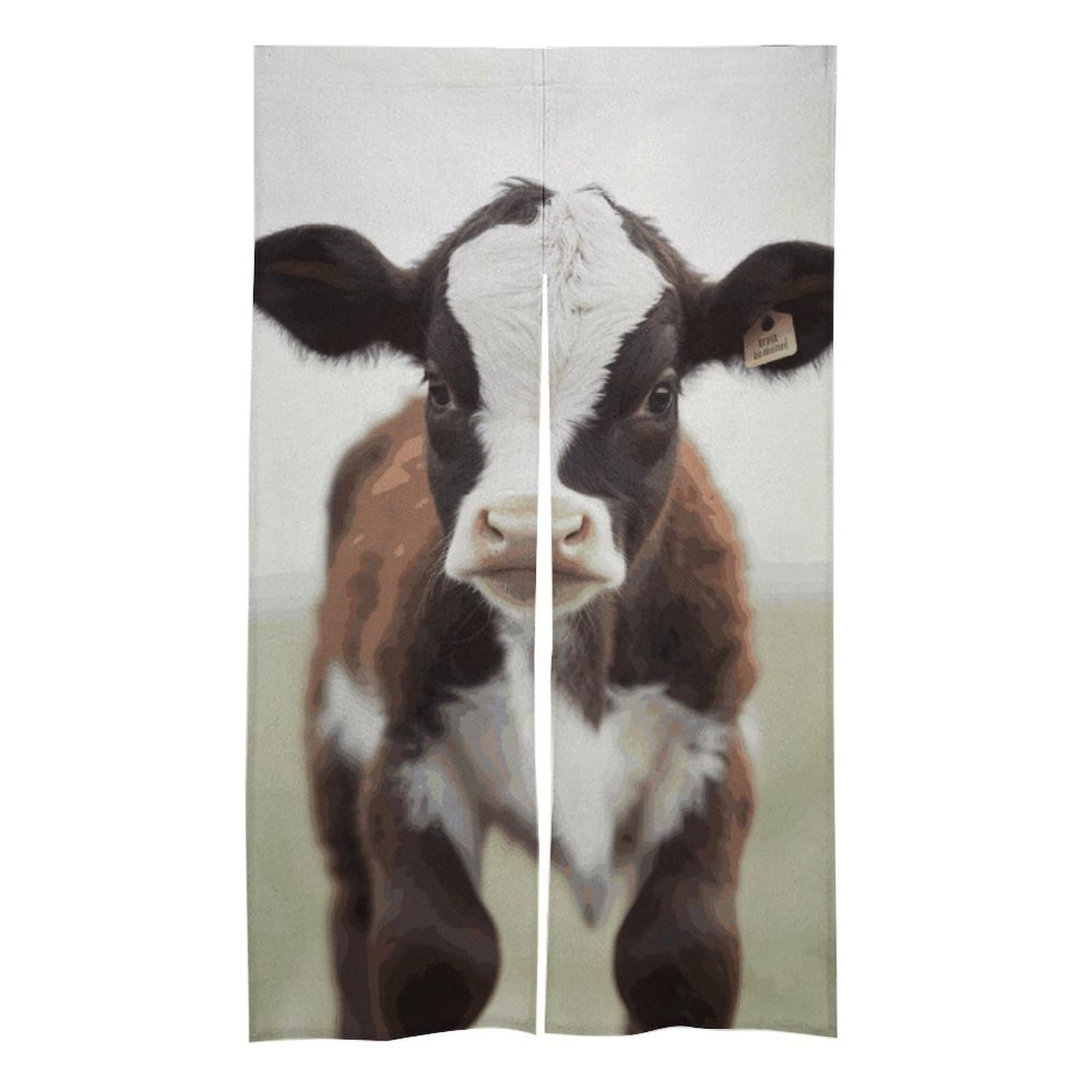 Rideau de porte vache resolvez le vis a vis avec ce noren de chambre fendu doux