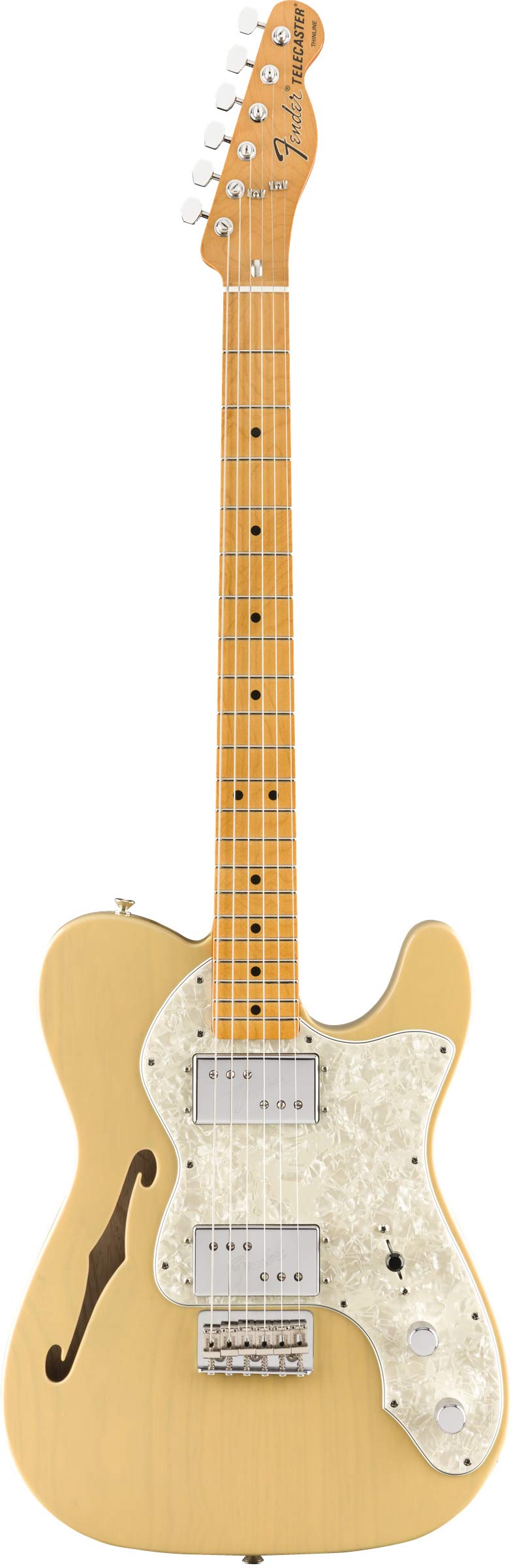 ギター Fender Vintera 70s Telecaster Thinline Fender Vintera '70s Telecaster Aged Natural | The Music Zoo