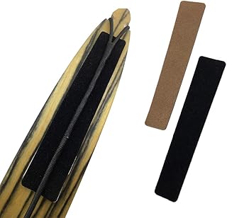 SHARROW 6 Pair Archery Bow String Stabilizer Recurve Bow Silencers Pads Bow Limbs Cover Vibration Dampener Hunting Accessories (Black)