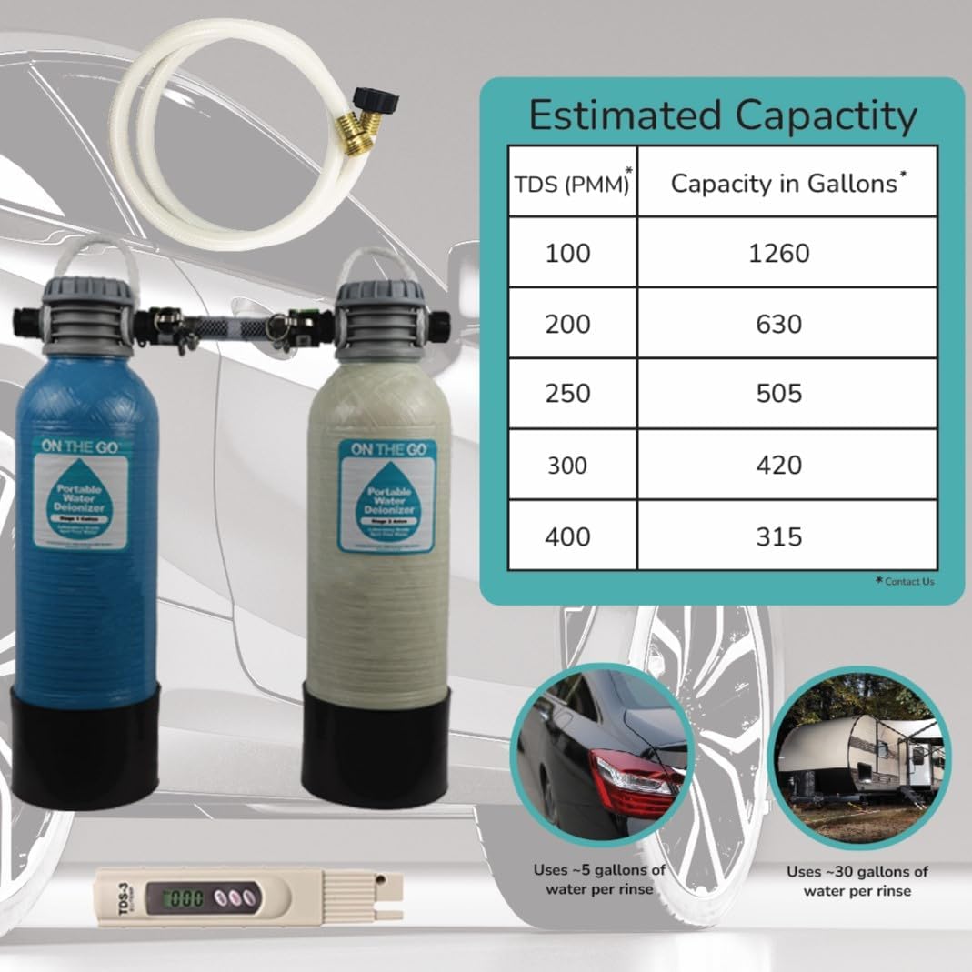 On The Go Spotless Portable Dual Bed Deionizer