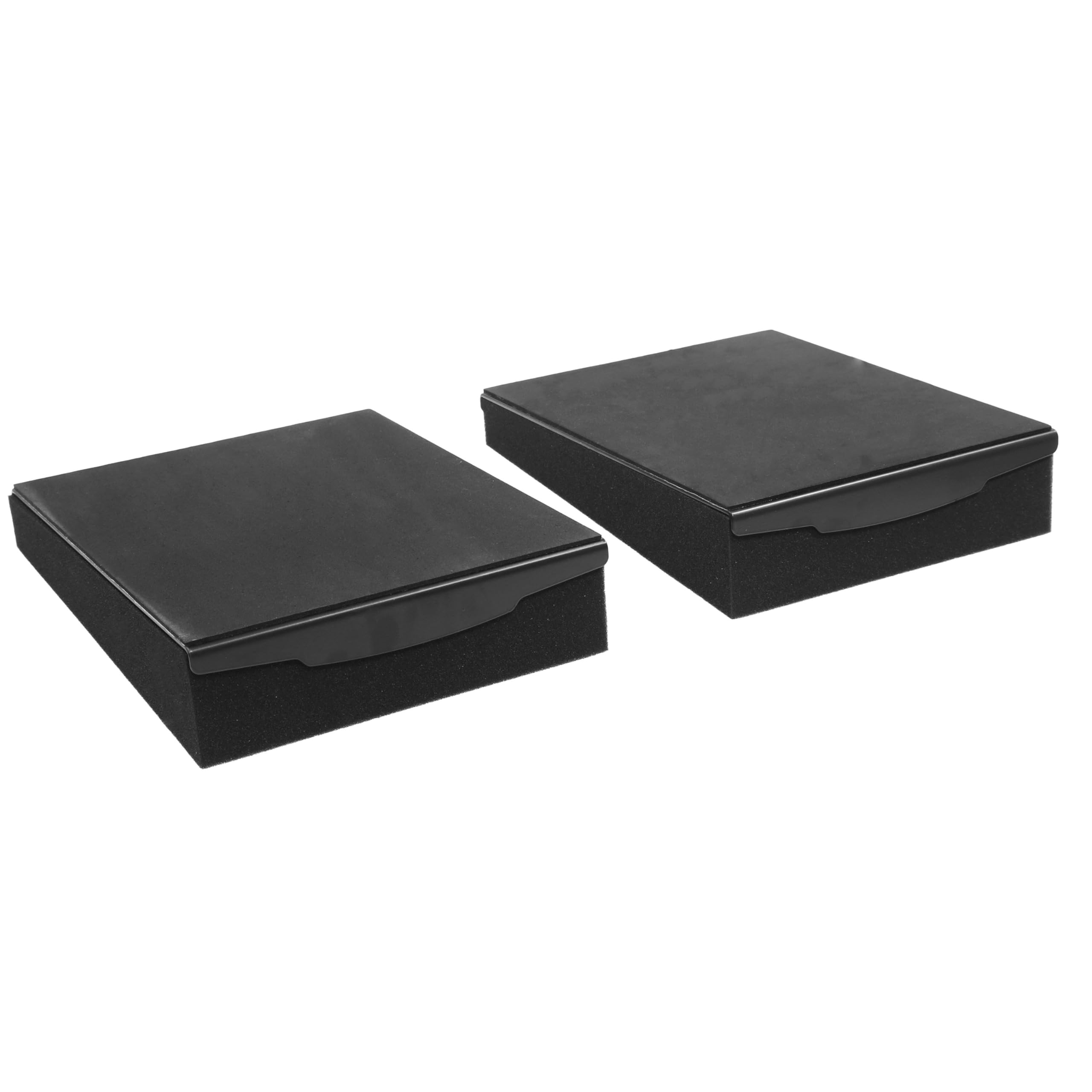 Plugger Monisoft 8 PRO Support d'Enceinte de Monitoring pour Enceintes jusqu'à 8", Mousse Haute Densité et Renfort Métal, Inclinaison Modulable, Isolation Acoustique Charge Max 15kg Dim : 263x330x72mm
