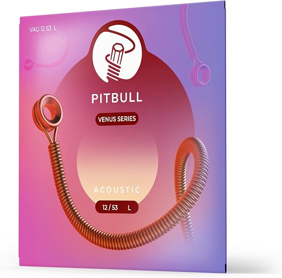 Pitbull Akustik Gitar Teli Venüs Seri 80/20 Bronz VAG 12-53 L (Light)