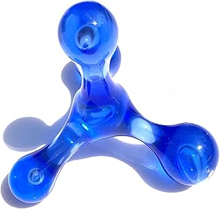 MYXP Blue Massager Tool for Trigger Point Hook Massager Handheld for Back and Neck for Pain Relief and Self Massage Hook Cane Therapy