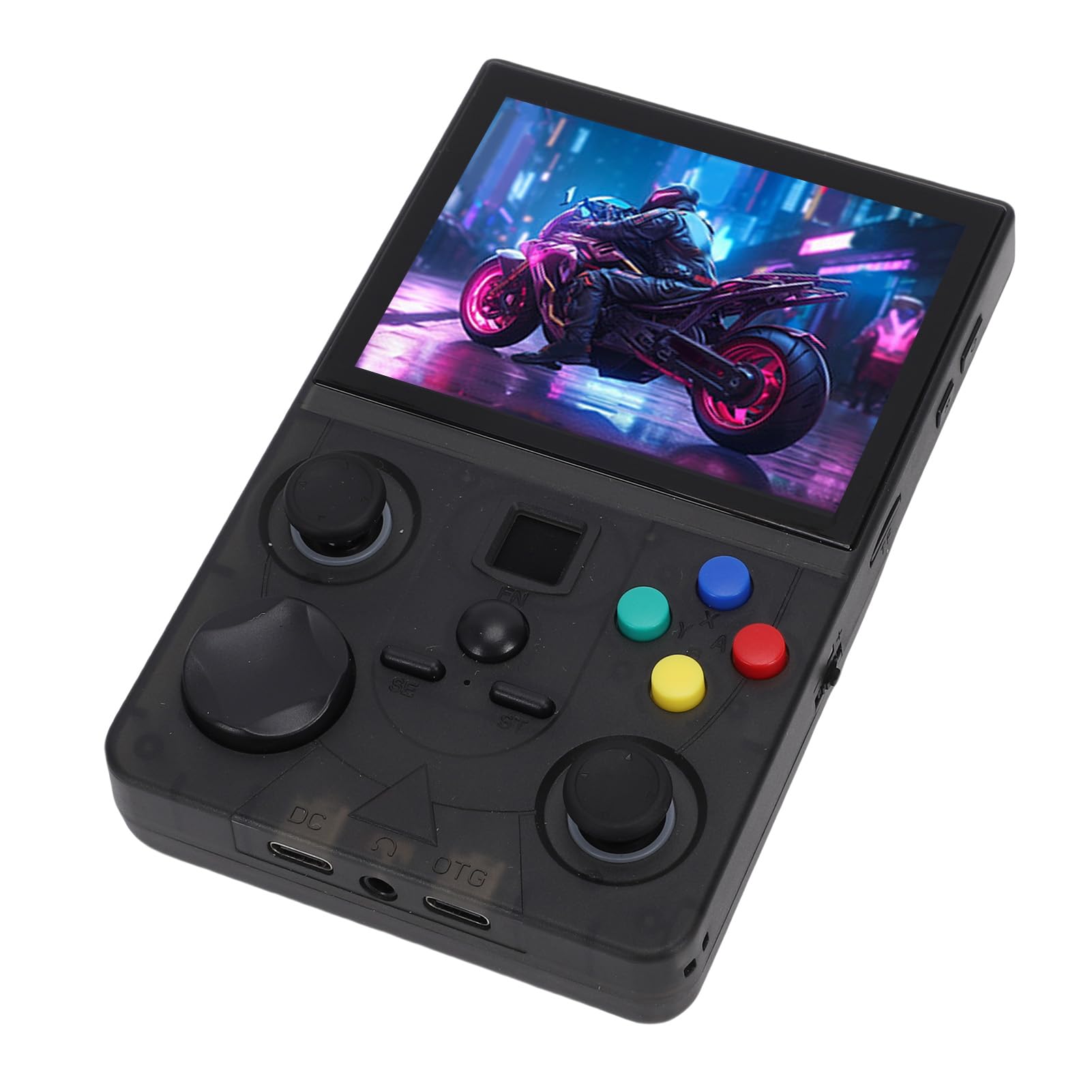 Zunate Console di Gioco Portatile Schermo HD WiFi Open Source Doppio Joystick per Casa e Viaggio Console per Videogiochi retrò Portatile ABS Nera per (64G)