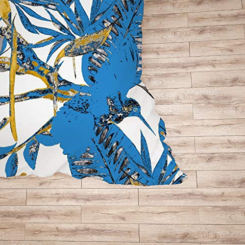 Funda de edredón matrimonial de colibrí para transformar tu habitación en un oasis verde 6
