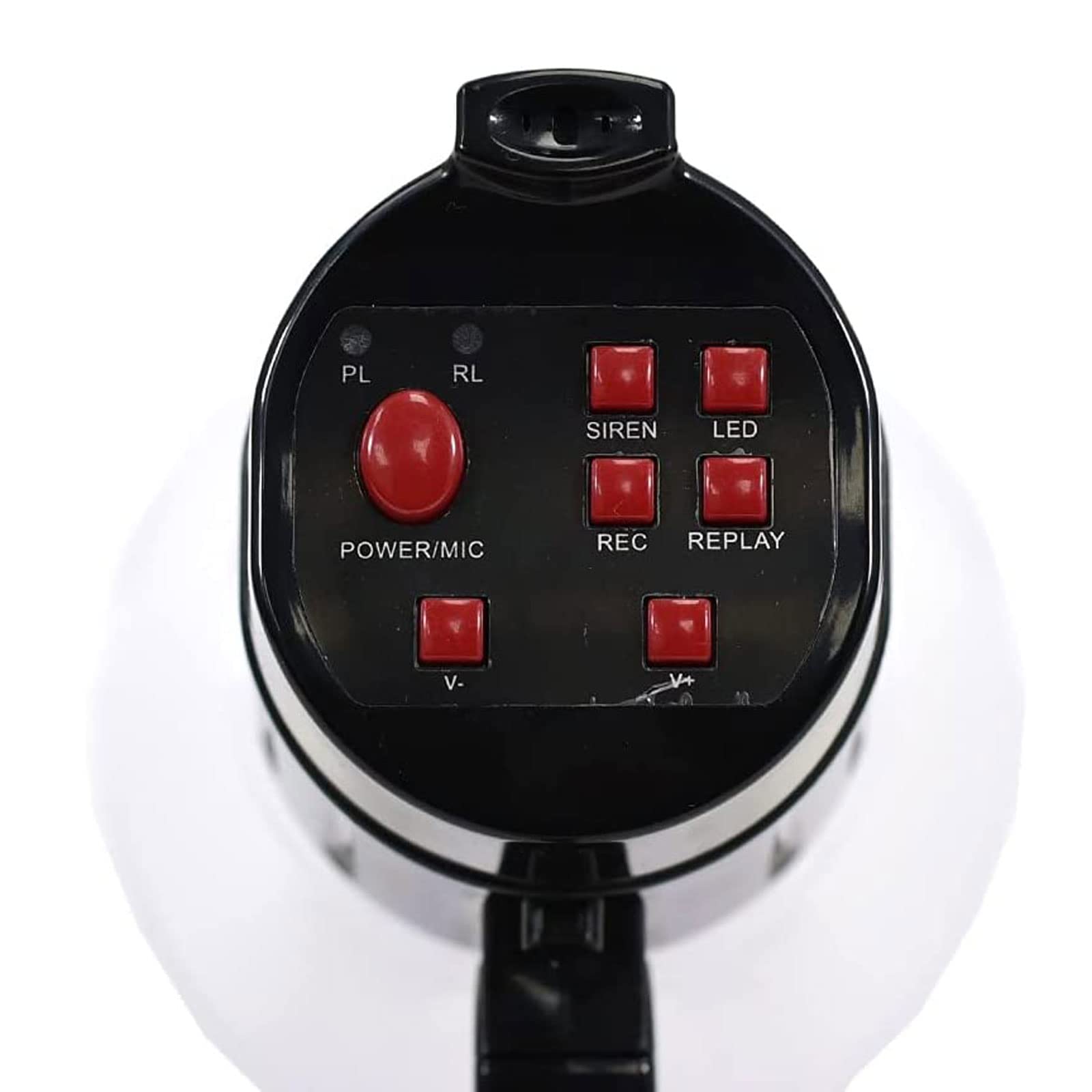 Altoparlante Portatile megafono con Sirena Integrata, megafono Leggero con Registrazione a 240 Secondi per Tifosi e Allenatori di Cheerleading all'aperto.