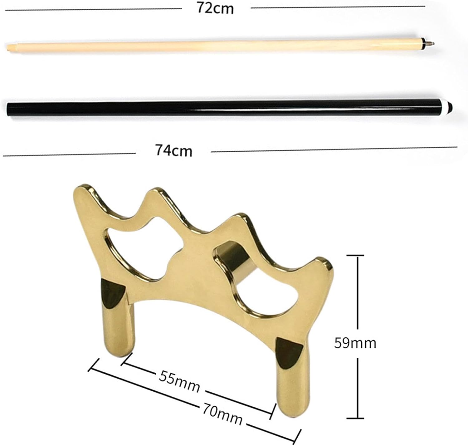 Billiards Pool Cue Bridge Stick Set Bridge Head for Parties Training