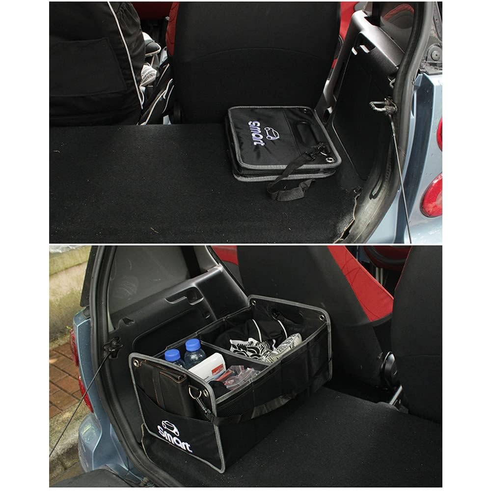 Bagażnik samochodowy schowek do Mercedes Smart 453 451 Fortwo Forfour składany kosz organizer torba auto uniwersalne akcesoria