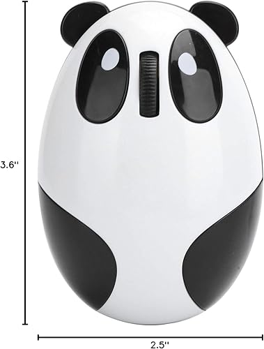 Miniatura 10 de Ratón de computadora, 2.4 GHz Panda Sensor óptico Ratón universal para computadora portátil de escritorio PC