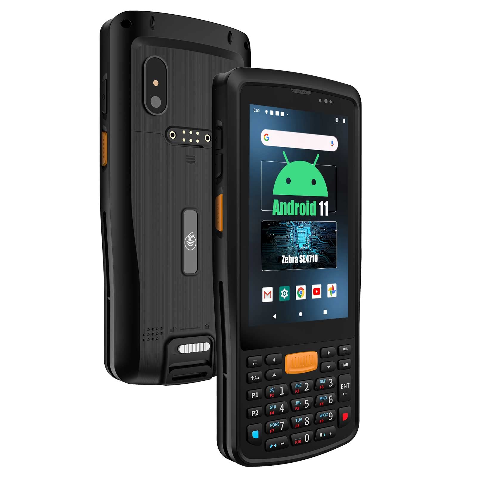 28 Keys Barcode Scanner Android 13 With Pistol Grip & Charge Dock, 2D ...