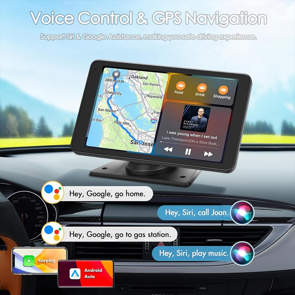 Rejestrator ruchu drogowego o wysokiej rozdzielczości z ekranem | do samochodu oferujący bezprzewodowe połączenie Bluetooth ze smartfonem.