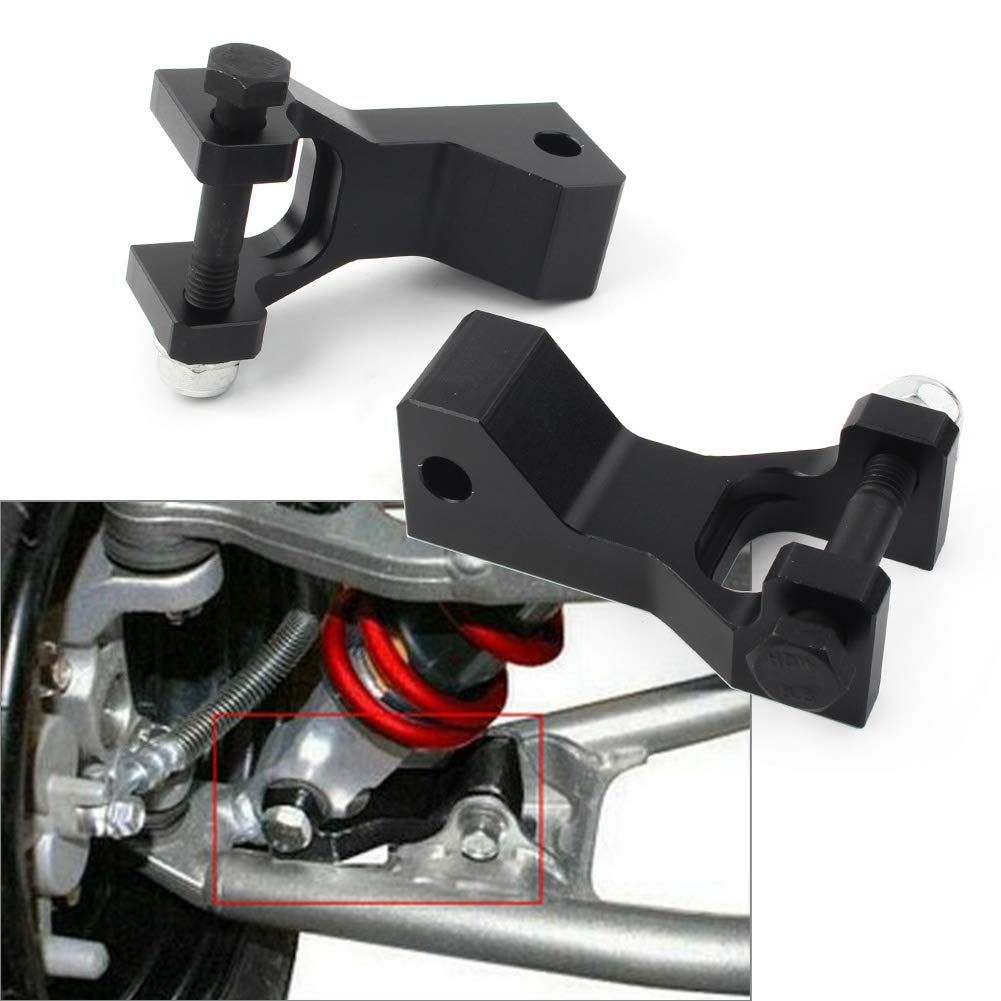FSFY Kit de descenso delantero de aluminio para motocicleta ATV de repuesto para Yamaha para Raptor 350 YFM350 2004-2013, para Raptor 660 660R YFM660R 2001-2005, para Raptor 700 700R YFM700