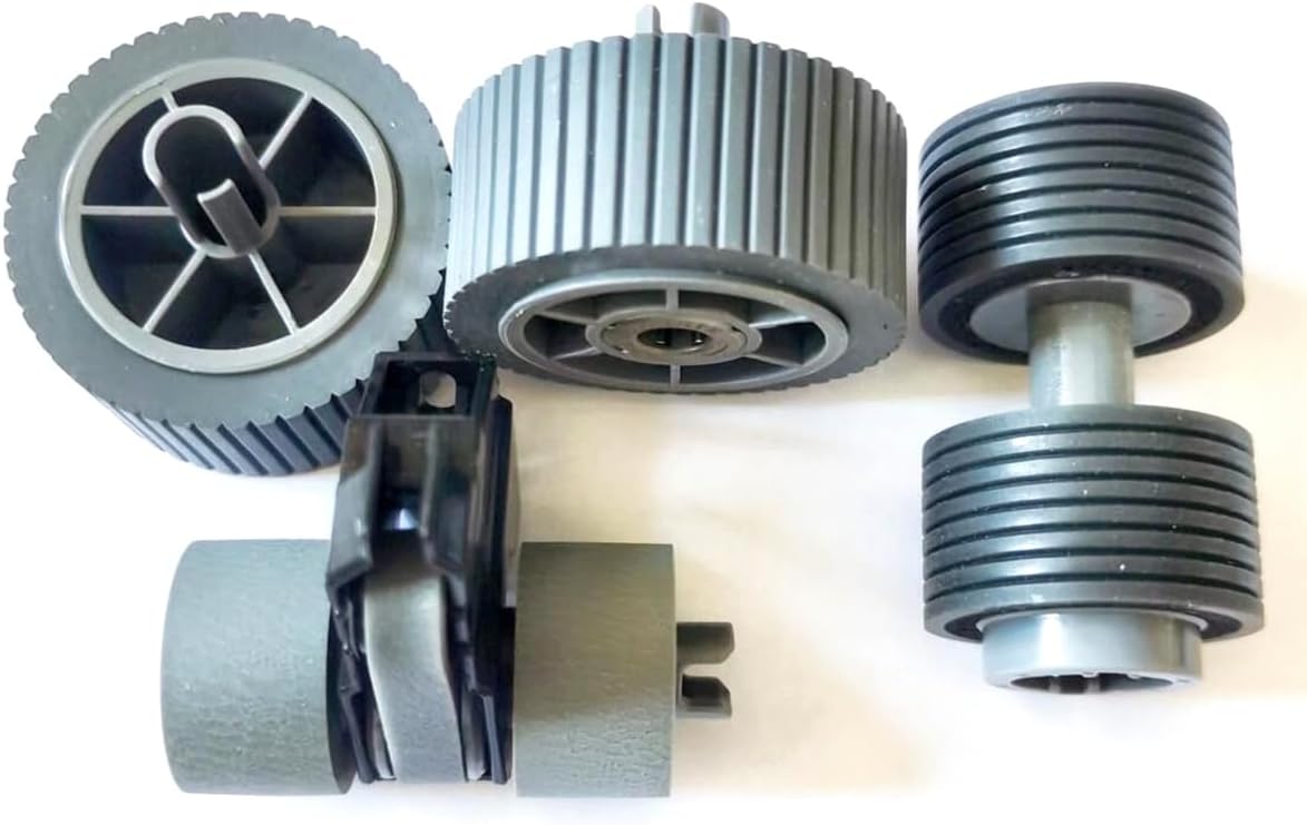 Set Rulli Per Scanner Fujitsu Fi-7600/7700 - Rullo Di Freno E Presa Con Salvietta Di Pulizia